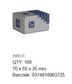 Countersunk Socket Screw - SS 316 M4 x 30 (Box=100