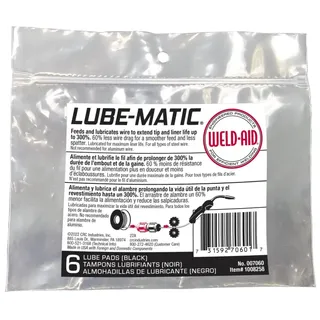 Weld-Aid Lube-Matic Black Pre-Treated Lube Pad