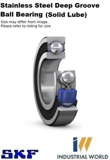 SKF -Stainless Steel - Solid Lube Deep Groove
