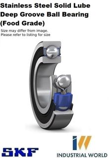 SKF -Stainless Steel - Solid Lube Deep Groove