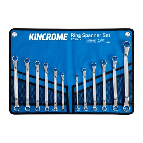 Kincrome - Ring Spanner Set 12 Piece