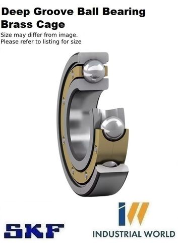 SKF - Deep Groove Ball Bearing (Wind) Brass Cage