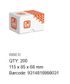 Cone Lock HCL Nut - HT ZP M8 (Box=200)