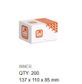 Nyloc Hex Nut - HT - ZP - 3/8UNC (Box=200)