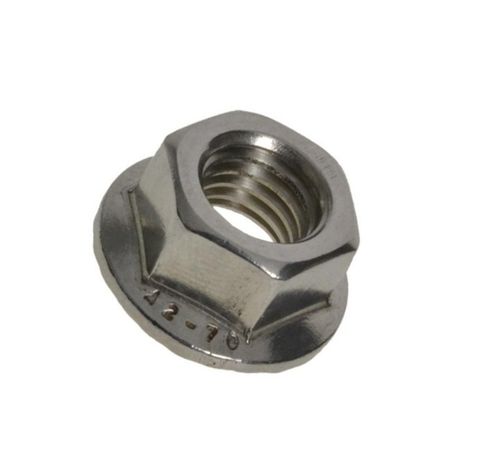 Serrated Flange Hex Nut 304 SS - M10 (Box=100)