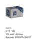 Tee Nut Slab Type - 304 SS - 45507 (Box=100)