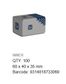 Weld Hex Nut - 304 SS - M3 (Box=100)