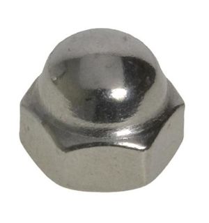 Dome 2pc Hex Nut - 304 SS - 1/2 BSW (Box=50)