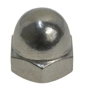 Dome Hex Nut - 304 SS - 1/4UNF (Box=100)