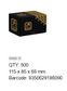 RIVET NUT FLAT RND KNURL OPEN Z/P (Box=500)