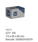 Dome Hex Nut - 304 SS - 3/8UNF (Box=100)