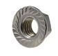 Serrated Flange Hex Nut 316 SS - M4 (Box=100)