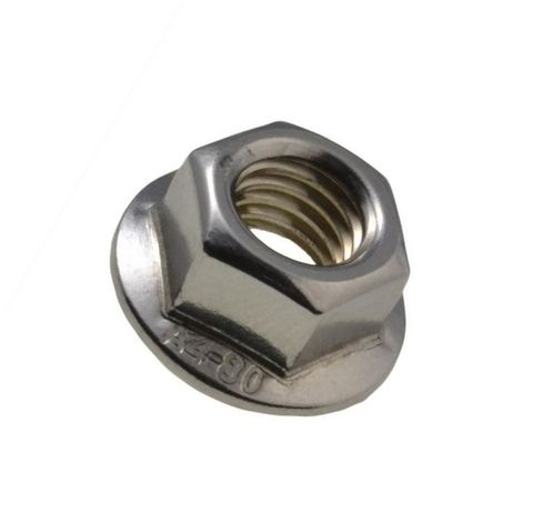 Serrated Flange Hex Nut 316 SS - M12 (Box=100)