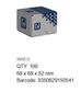 Dome Hex Nut - 304 SS - M6 (Box=100)