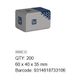 Hex Nut - 316 SS - M3 (Box=200)