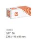 Nyloc Hex Nut - HT - ZP - 3/4UNC (Box=50)