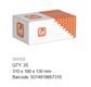 Square Track Nut - PLN - M20 Box=25)