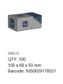 Nyloc Flange Hex Nut - 304 SS - M8 (Box=100)