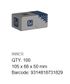 Weld Hex Nut - 304 SS - M8 (Box=100)