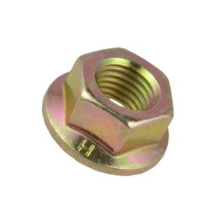 Serrated Flange Hex Nut HT ZYP M10-1.25 FINE
