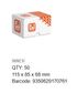 Flange Nyloc Hex Nut - HT - ZP - M12 (Box=50)