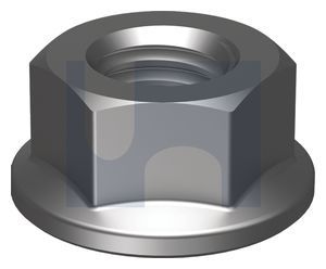 Flange Hex Nut - HT - PLN - M30 (Box=50)