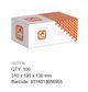 Square Track Nut - PLN - 1/2UNF (Box=100)