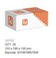 Square Track Nut - PLN - 1UNF (Box=20)