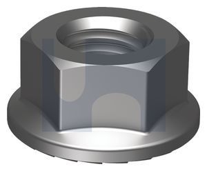 Serrated Flange Hex Nut HT PLN M12