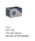 Hex Nut Hobloch - 304 SS - M10 (Box=100)