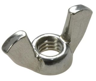 Wing Nut - 304 SS - M4 (Box=100)