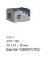 Nyloc Flange Hex Nut - 304 SS - M6 (Box=100)