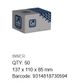 Hex Nut - 304 SS - 3/4UNC (Box=50)
