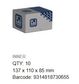 Hex Nut - 304 SS - M30 (Box=10)