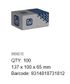 Hex Nut - 304 SS - 1/2 BSW (Box=100)