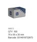Weld Hex Nut - 304 SS - M6 (Box=100)