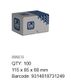 Hex Nut - 304 SS - 3/8UNF (Box=100)