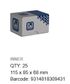 Hex Nut Hobloch - 304 SS - M20 (Box=25)