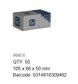 Hex Nut Hobloch - 304 SS - M12-1.50 FINE (Box=50)