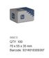 Hex Nut Hobloch - 304 SS - M6 (Box=100)