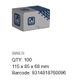 Wing Nut - 316 SS - M8 (Box=100)