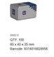 Nyloc Hex Nut - 316 SS - M4 (Box=100)