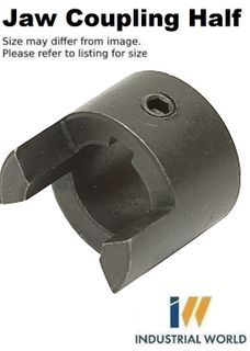 Jaw Coupling Half - 3/8 Bore - 3/16 Key