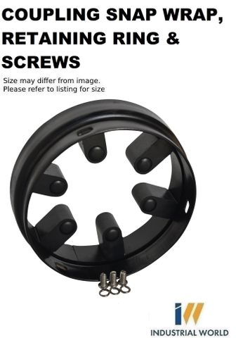 COUPLING SNAP WRAP, RETAINING RING & SCREWS