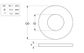 Flat Round Washer - ZP - 3/16x5/8x18g (Box=200)