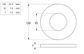 Flat Round Washer - ZP - 1/4x7/8x18g (Box=200)