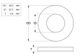 Flat Rnd Washer Sampson - ZP - M20x42x3.8 (Box=50)