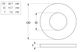 Flat Round Washer - ZP - 1/2x1-1/8x16g (Box=200)