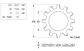 Lock Washer Ext Tooth - ZP - 1/2 (Box=1000)