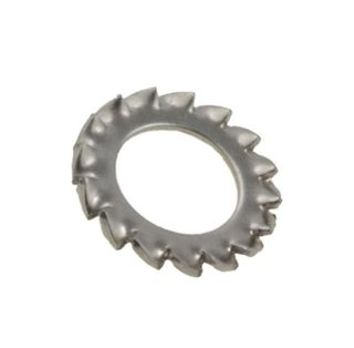Lock Washer Ext Serr TH 304 SS M10x18.0x0.9